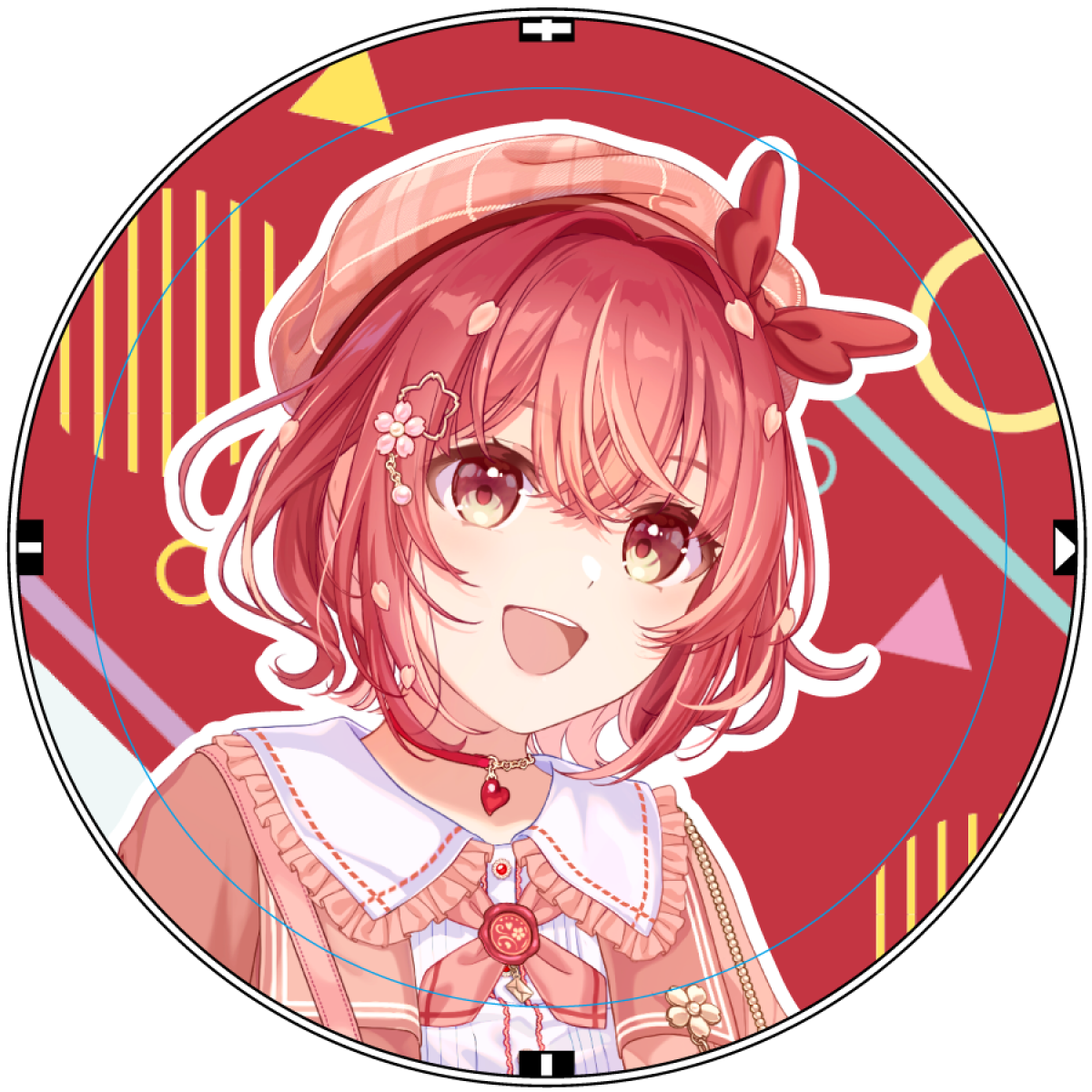 【桜羽ほのあ】缶バッジ２種セット